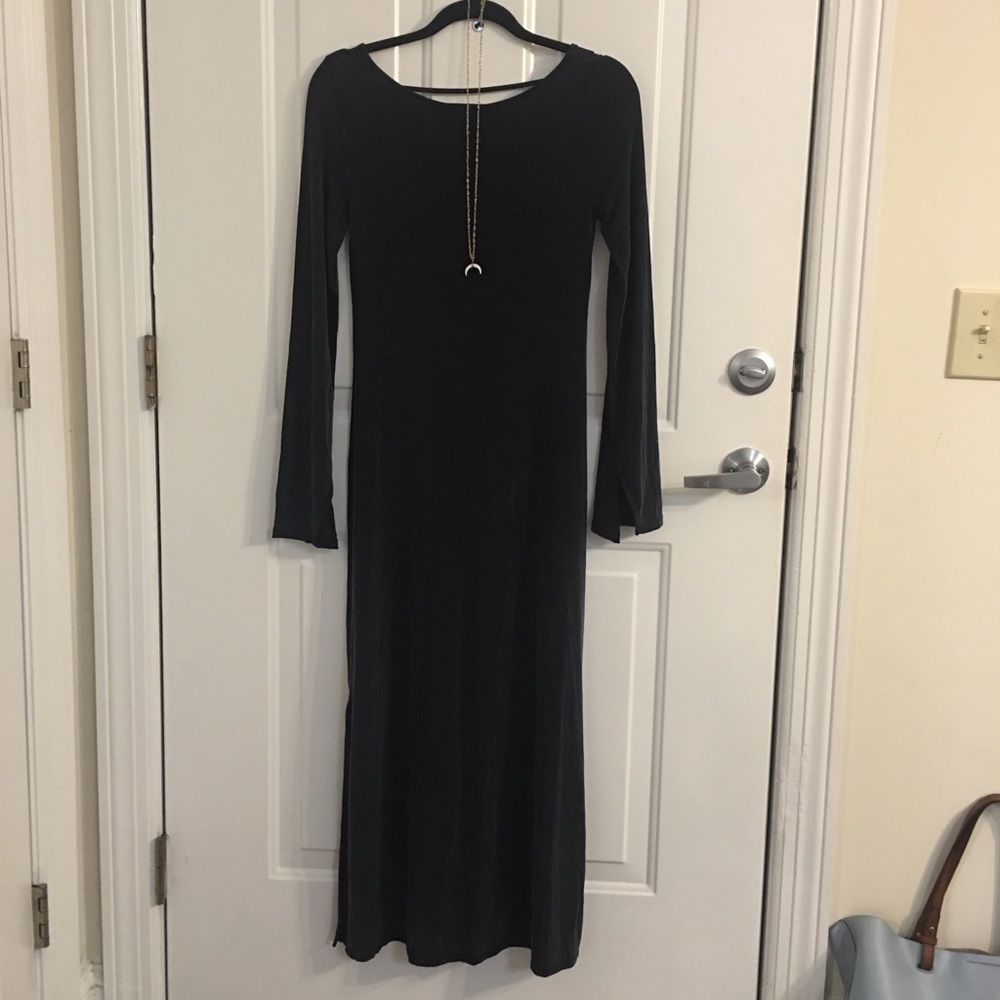 Anthropologie Long Black Dress - NWT